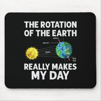 Mousepad Rotação Da Terra Faz Meu Professor De Ciência Do D