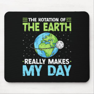 Mousepad Rotação Da Terra Faz Meu Professor De Ciência Do D