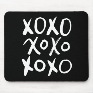 Mousepad Roteiro branco da escova de XOXO