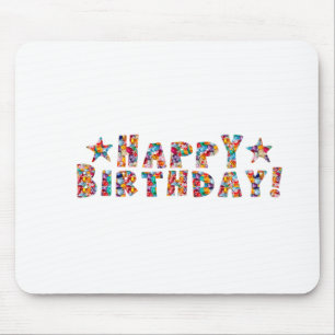 Mousepad Roteiro elegante: FELIZ ANIVERSARIO