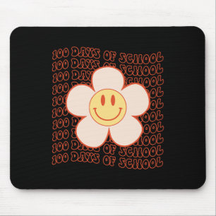 Mousepad Rotro Groovy Face Feliz 100 Dias De Gota Escolar 1