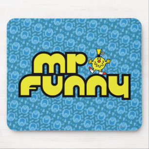 Mousepad Rotulação amarela do Sr. Engraçado  