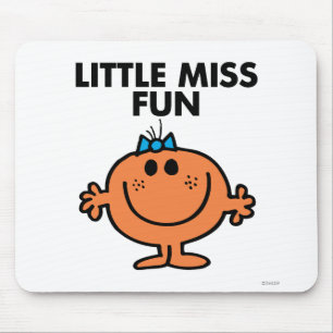 Mousepad Rotulação preta pequena da senhorita Divertiment
