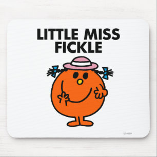 Mousepad Rotulação preta pequena da senhorita Inconstante