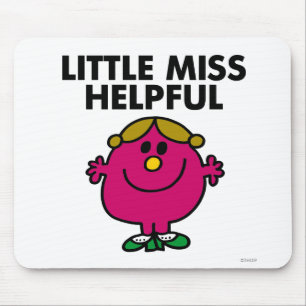 Mousepad Rotulação preta pequena da senhorita Útil