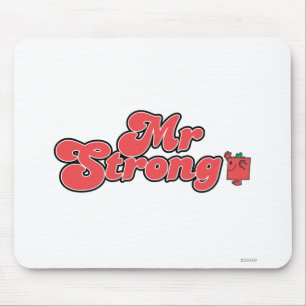 Mousepad Rotulação vermelha do Sr. Forte