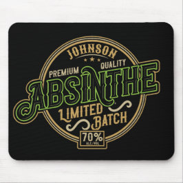 Mousepad Rótulo do Líquido de Aguardente de Plantas Herbais