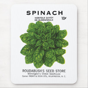 Mousepad Rótulo do Pacote de Semente do Espinach