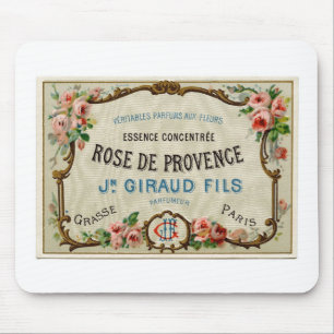 Mousepad Rótulo Francês Vintage