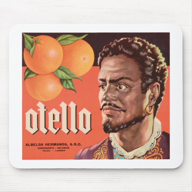 Mousepad Rótulo Laranja Otello (Frente)