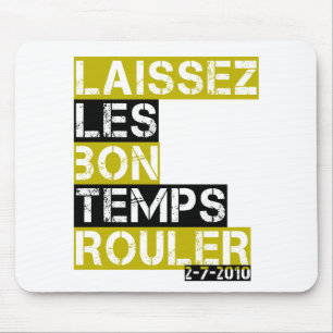 Mousepad Rouler dos temps do bon dos les de Laissez
