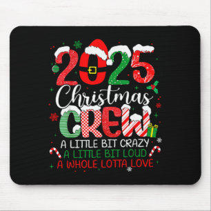 Mousepad Roupa Combinada de Natal da Família 2025 Esquadrão