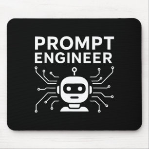 Mousepad Roupa de Engenheiro de Prompt Piada de Tecnologia