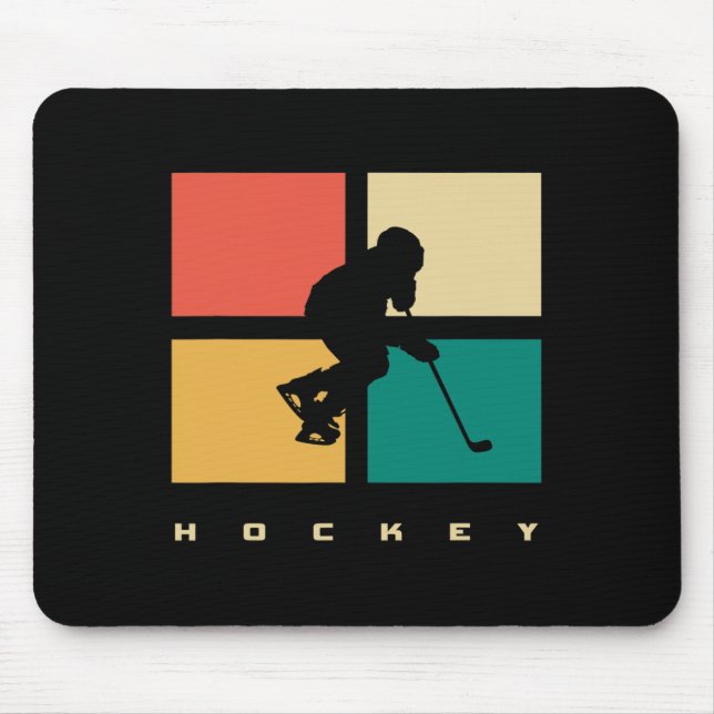 Mousepad Roupa de hóquei no gelo Presente 1 (Frente)