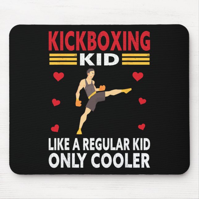 Mousepad Roupa de Kickboxer de Criança Engraçada - Criança  (Frente)