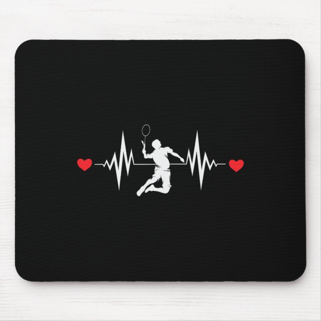 Mousepad Roupa de Pulsação de Badminton Lovers (Frente)
