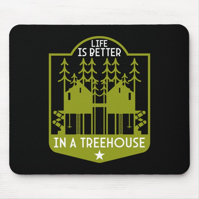 Mousepad Roupa De Treehouse E Decoração (Frente)
