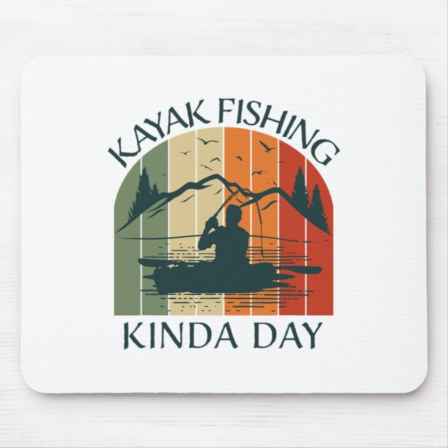 Mousepad Roupa de Verão para Pesca de Caiaque Caiaque Naveg (Frente)