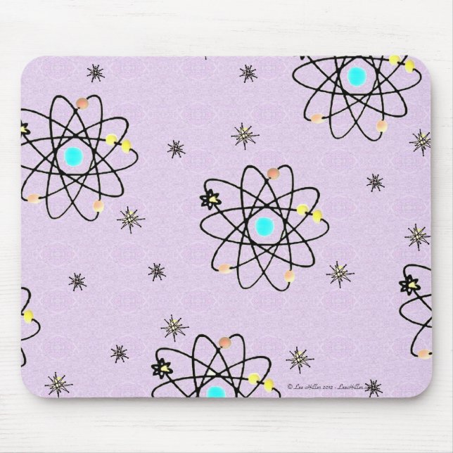 Mousepad Roupa e presentes de Lavanda de Impressão Atômica  (Frente)