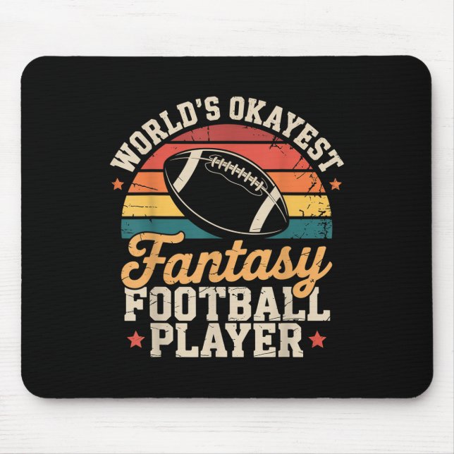 Mousepad Roupa engraçada de jogador de futebol Fantasy - Fa (Frente)