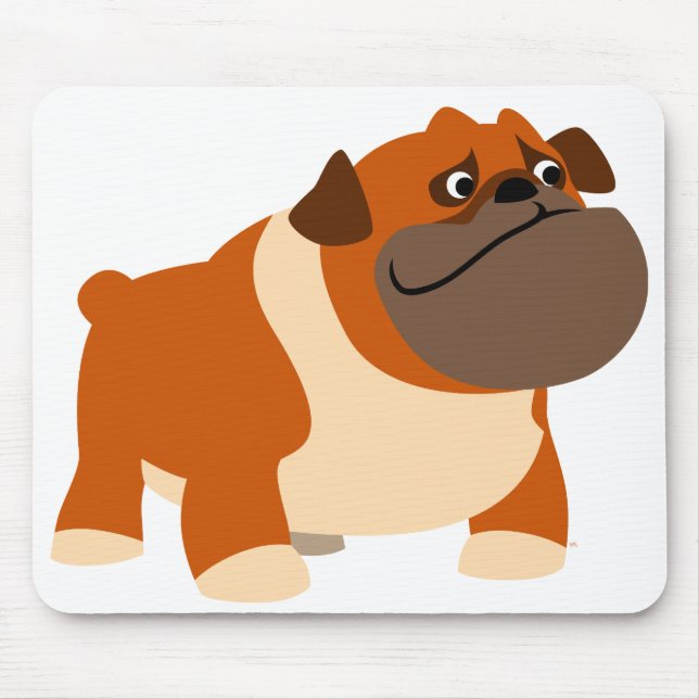 Mousepad Roupa para bebês de Bulldog em Inglês (Frente)