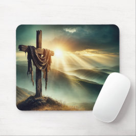 Mousepad Roupa Testada em uma cruz robusta