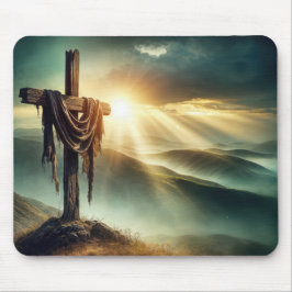 Mousepad Roupa Testada em uma cruz robusta