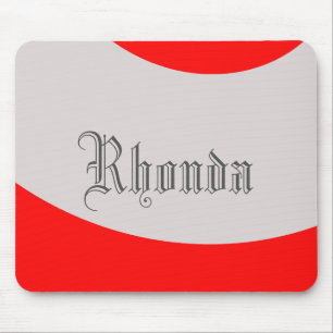 Mousepad Roupa vermelha e Cinza