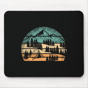 Mousepad Roupas de Camping ao Ar Livre Homens Mulheres Cria