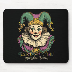 Mousepad Roupas de Carnaval Masque Mardi Fantasias Vintage 