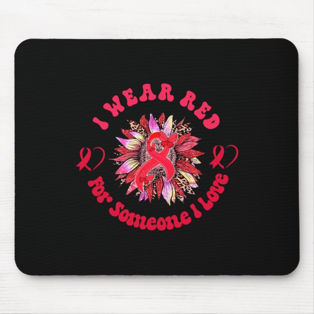 Mousepad Roupas de Conscientização sobre Câncer de Sangue d (Frente)