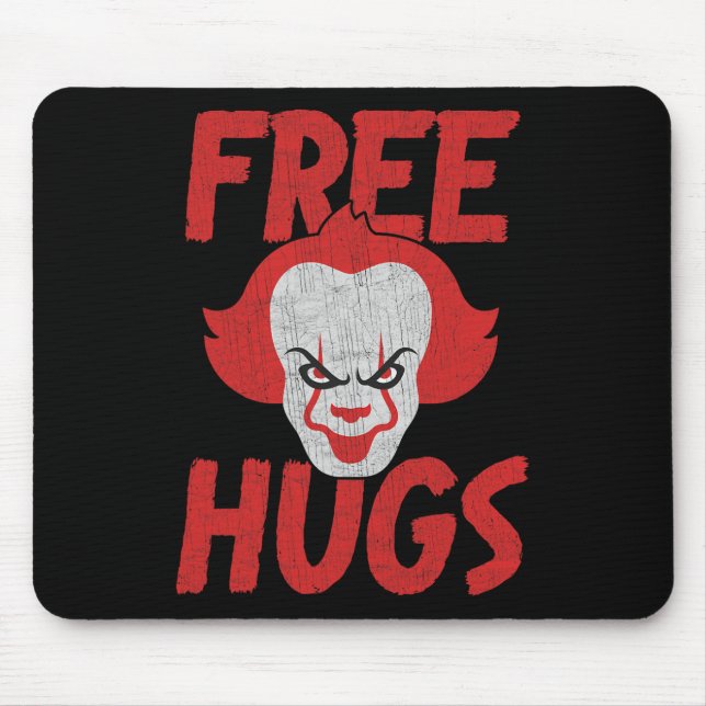 Mousepad Roupas De Palhaço De Abraço Grátis Para Crianças (Frente)