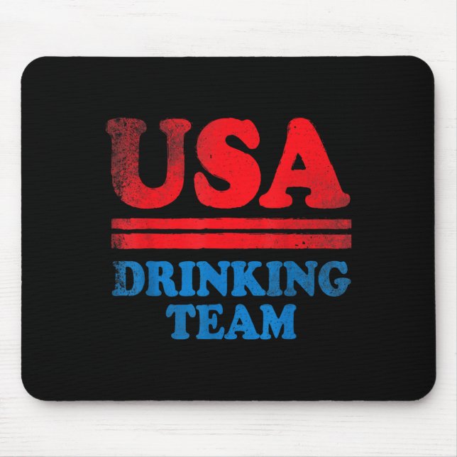 Mousepad Roupas engraçadas para o Dia da Independência EUA  (Frente)