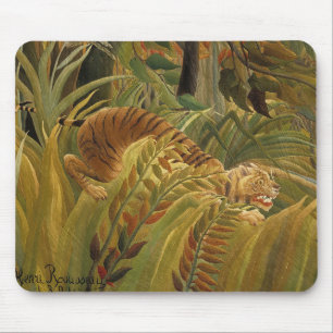 Mousepad Rousseau Arte Tropical de Tigres