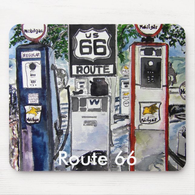 Mousepad route_66, rota 66 (Frente)
