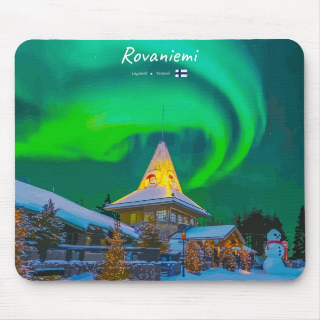 Mousepad Rovaniemi, Finlândia (Frente)