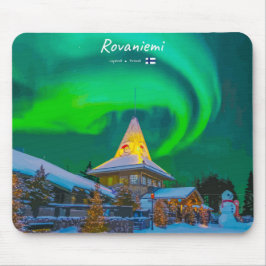Mousepad Rovaniemi, Finlândia - Magia Aurora