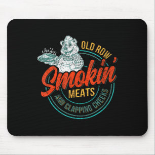 Mousepad Row Velha Fumando Meias E Pedras Frio Engraçadas B
