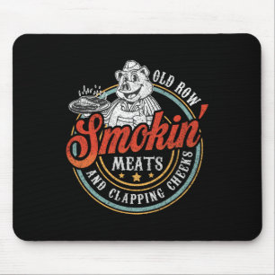 Mousepad Row Velha Fumando Meias E Pedras Frio Engraçadas B