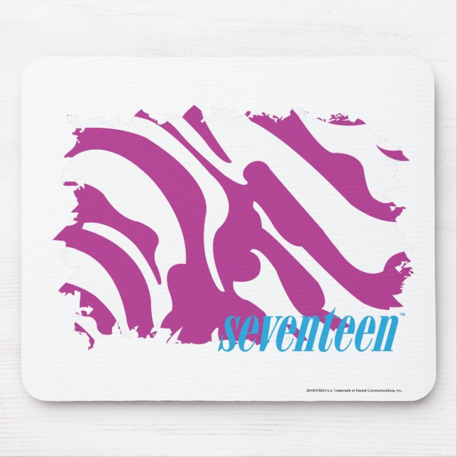Mousepad Roxo 3 da zebra (Frente)
