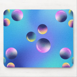 Mousepad Roxo Azul Holográfico Futurista Gaming 