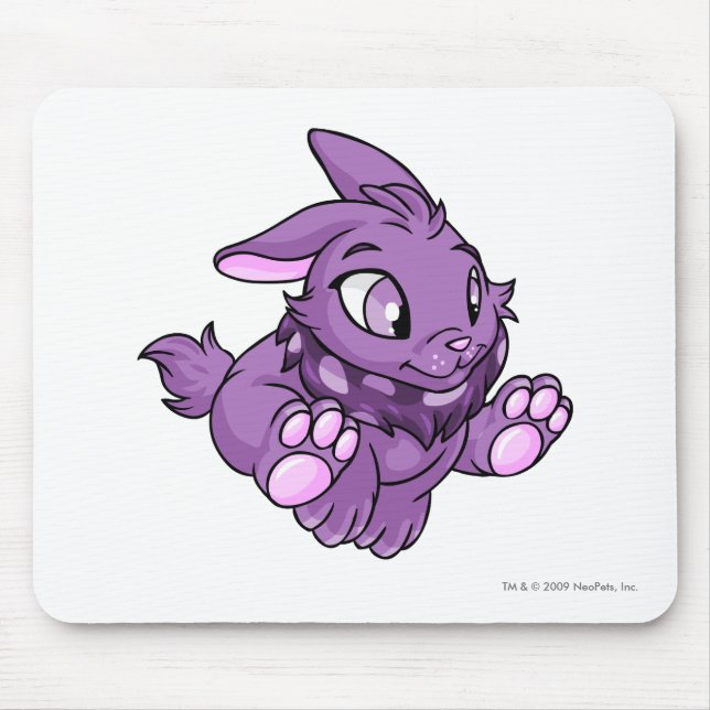 Mousepad Roxo de Cybunny (Frente)