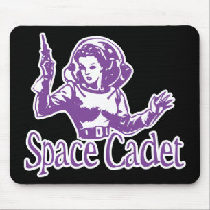 Mousepad Roxo do cadete do espaço