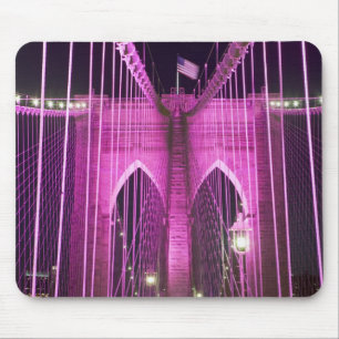 Mousepad Roxo do Lit da ponte de Brooklyn