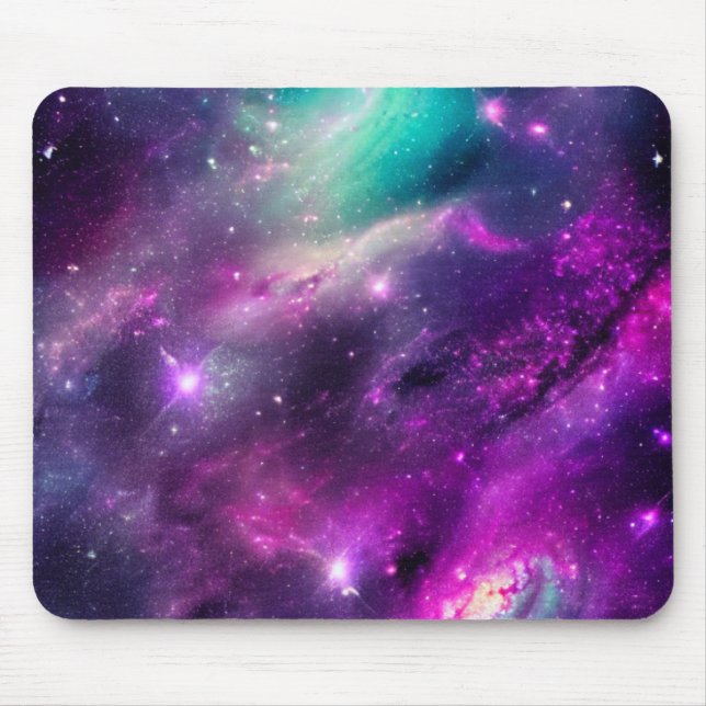 Mousepad Roxo e Teal (Frente)