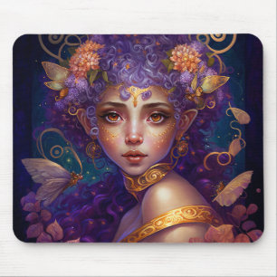 Mousepad Roxo Elf Fairy Fantasy Art