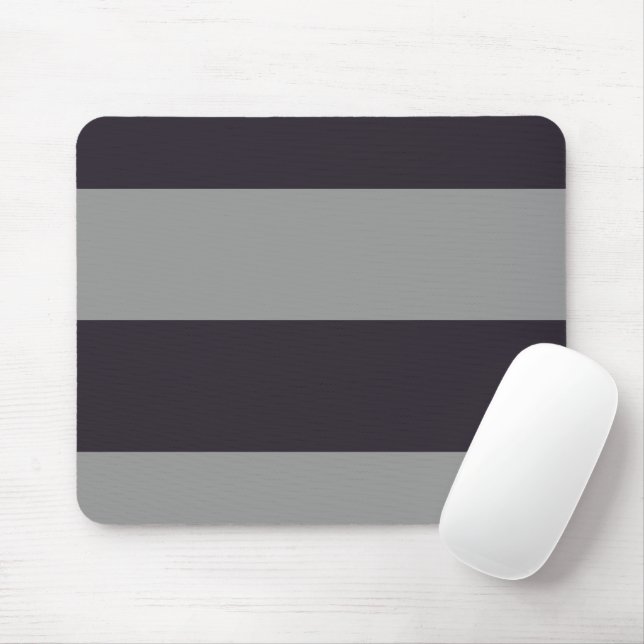Mousepad Roxo Escuro e Cinzas Simples Faixa Extra Ampla (Com mouse)