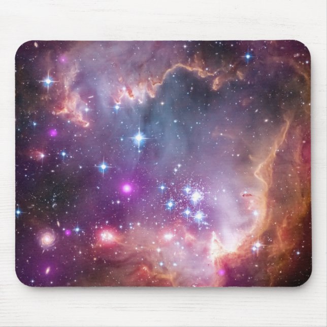Mousepad Roxo Espacial Exterior Galáctico (Frente)