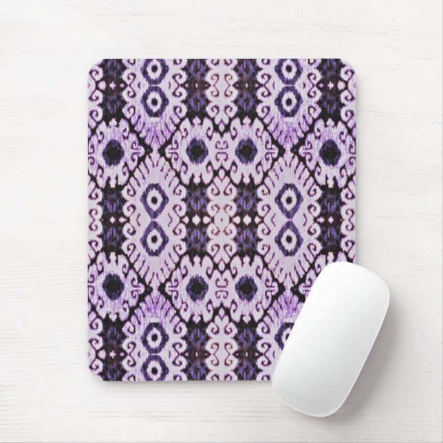 Mousepad Roxo Ikat (Com mouse)