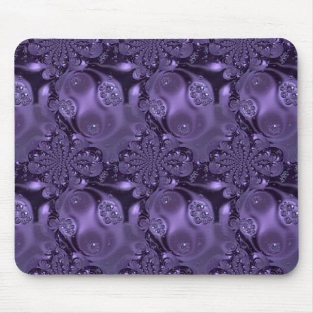 Mousepad Roxo Líquido Roxo Elegante (Frente)